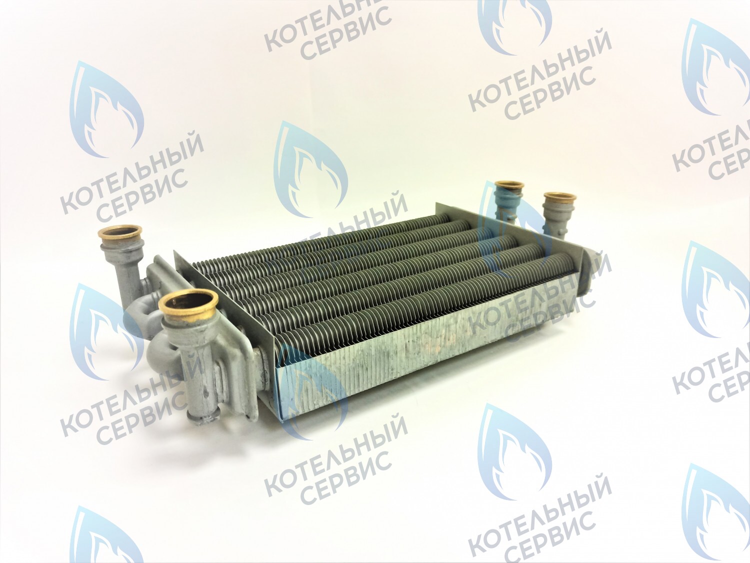 02-5003 Теплообменник битермический 24 кВт Polykraft Alpine Light (270мм) 515000031 в Новосибирске