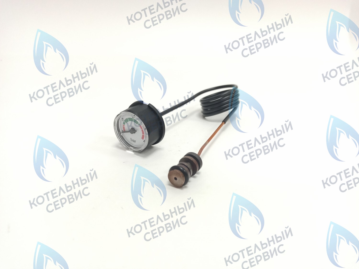 MA016 Манометр с трубкой BOSCH (87186457920,87387036010), BUDERUS (87186457920, 87387036010) в Новосибирске