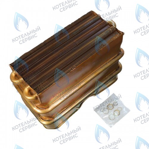 87054063230 Теплообменник U032-24K/ZS24-2 DH/ZW24-2 DH BUDERUS в Новосибирске