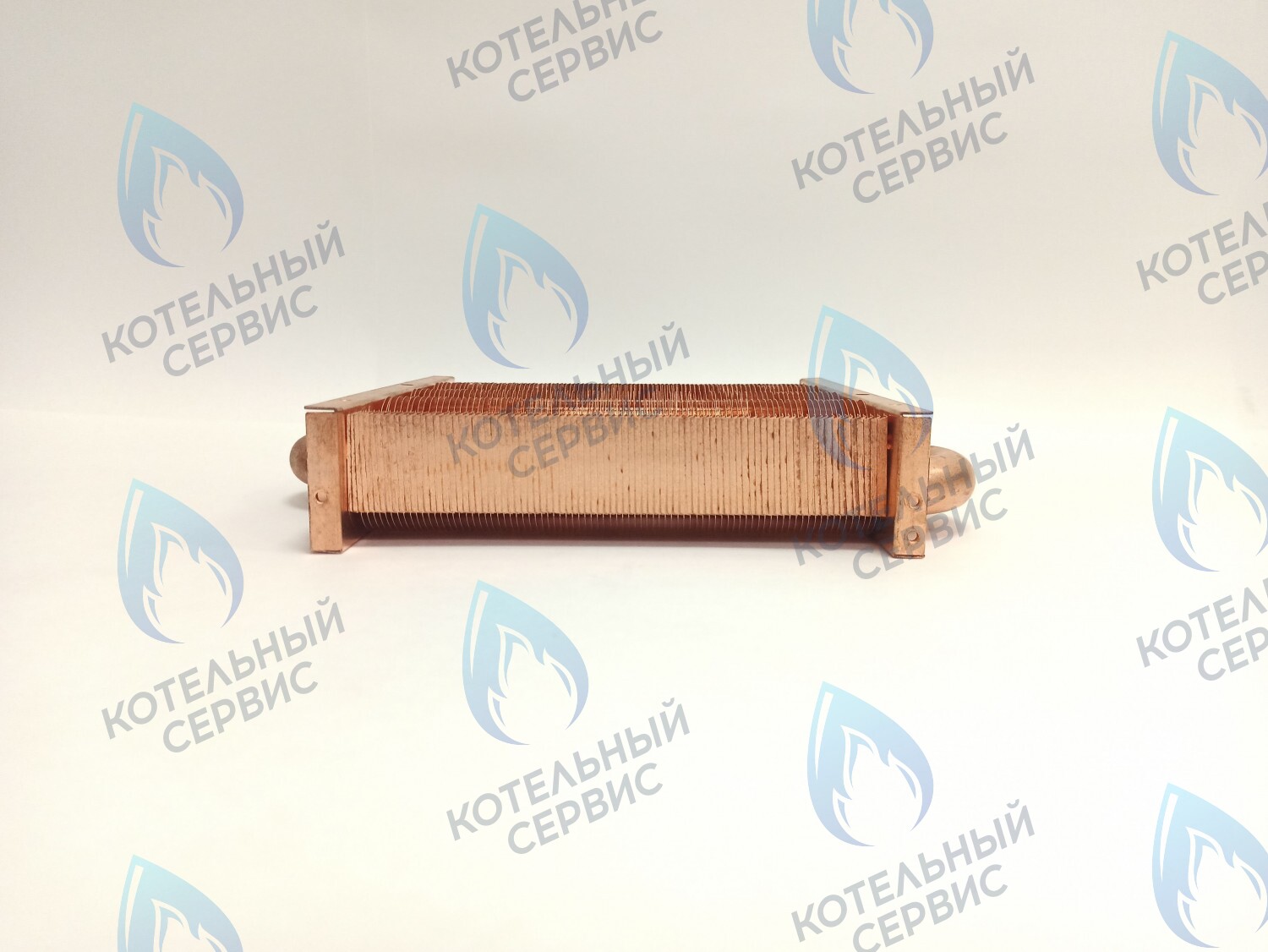 EM021-180-02 Теплообменник первичный основной (без фитингов) 180мм 85 FIN (130-200 HSG/ICH/MSC) (3318108610, 3318108640) DAEWOO в Новосибирске