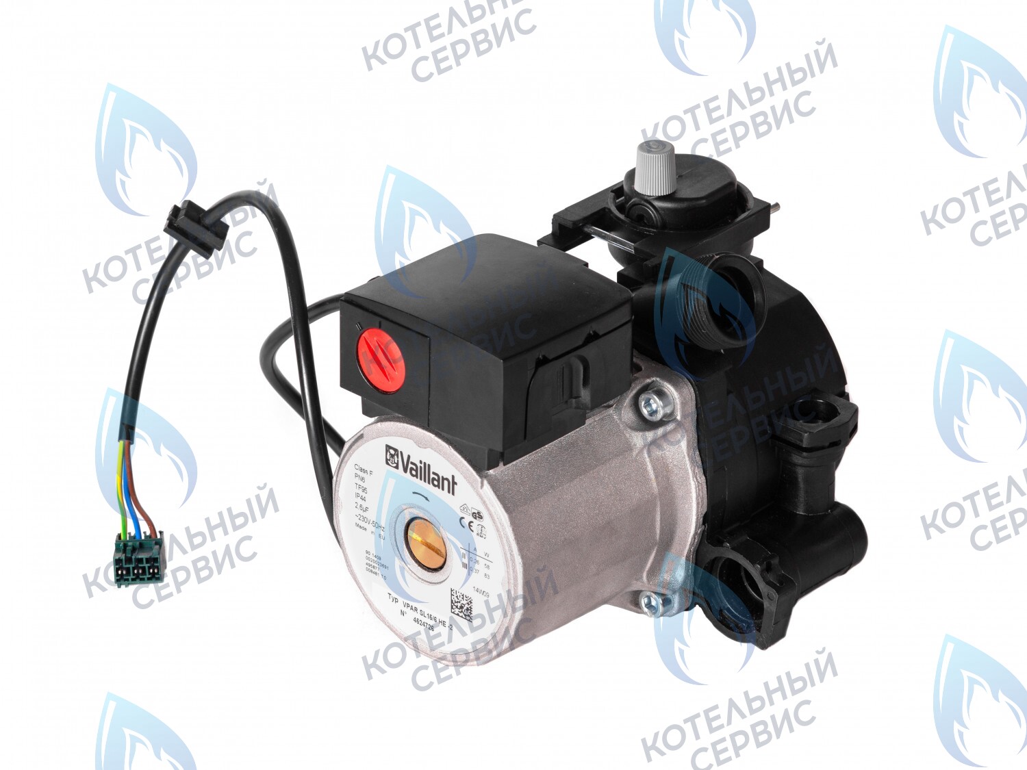 0020020023 Циркуляционный насос (3-проводный кабель) Vaillant ATMO/TURBO TEC PRO/VPAR SL 15/6 HE-2 (по часовой стрелке) (втулка 40мм, колесо 68/21мм) в Новосибирске
