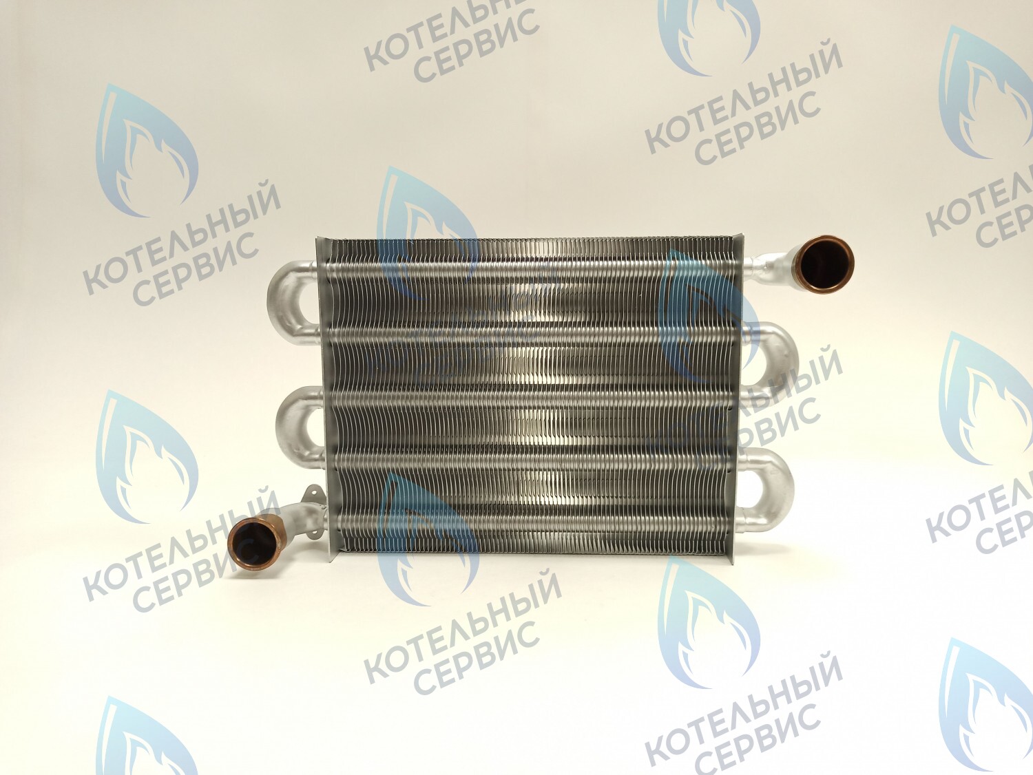 EM044-225F88 Теплообменник первичный 225мм 88 FIN (20кВт/24кВт) KoreaStar Bravo K (KS90299222), Alpenhoff Baden (15199222), Ferroli Fortuna Special (NG), Royal Thermo MC 24кВт (AA07000032) в Новосибирске