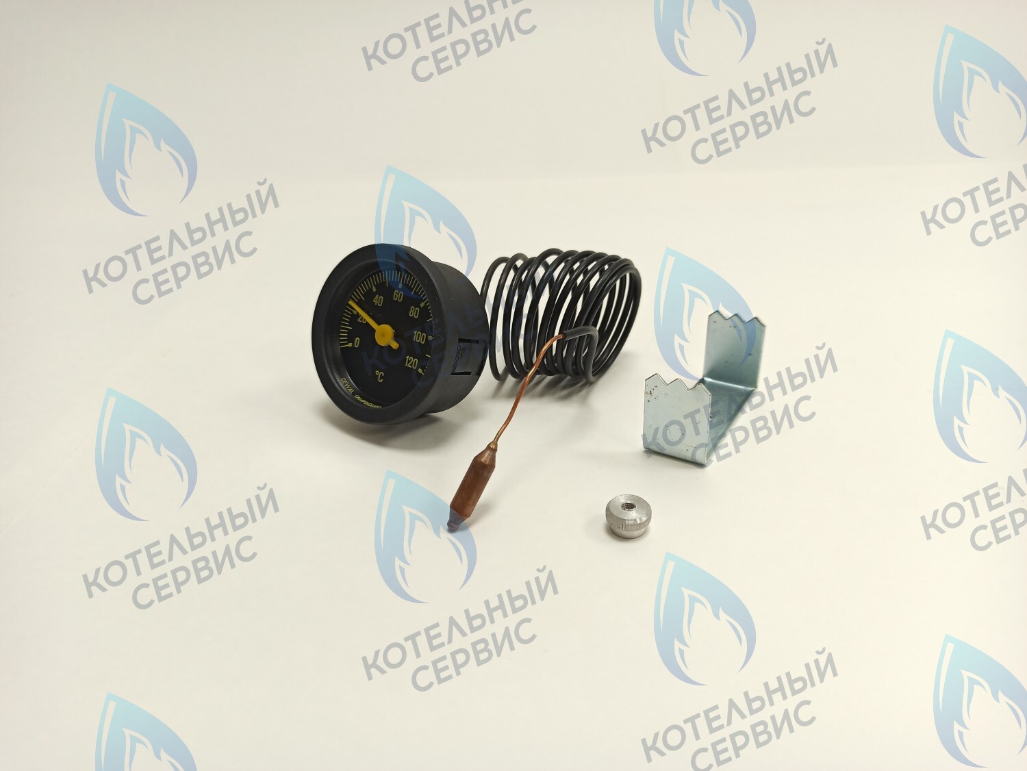 39822510 Термостат (термометр) d52mm KIT TERM. 0-120C (36400360) FERROLI  GFN/SF в Новосибирске
