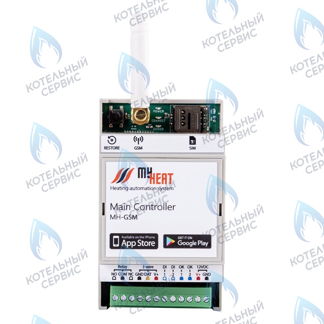 6282 Термостат (контроллер) MyHeat GSM (GSM, DIN) в Новосибирске