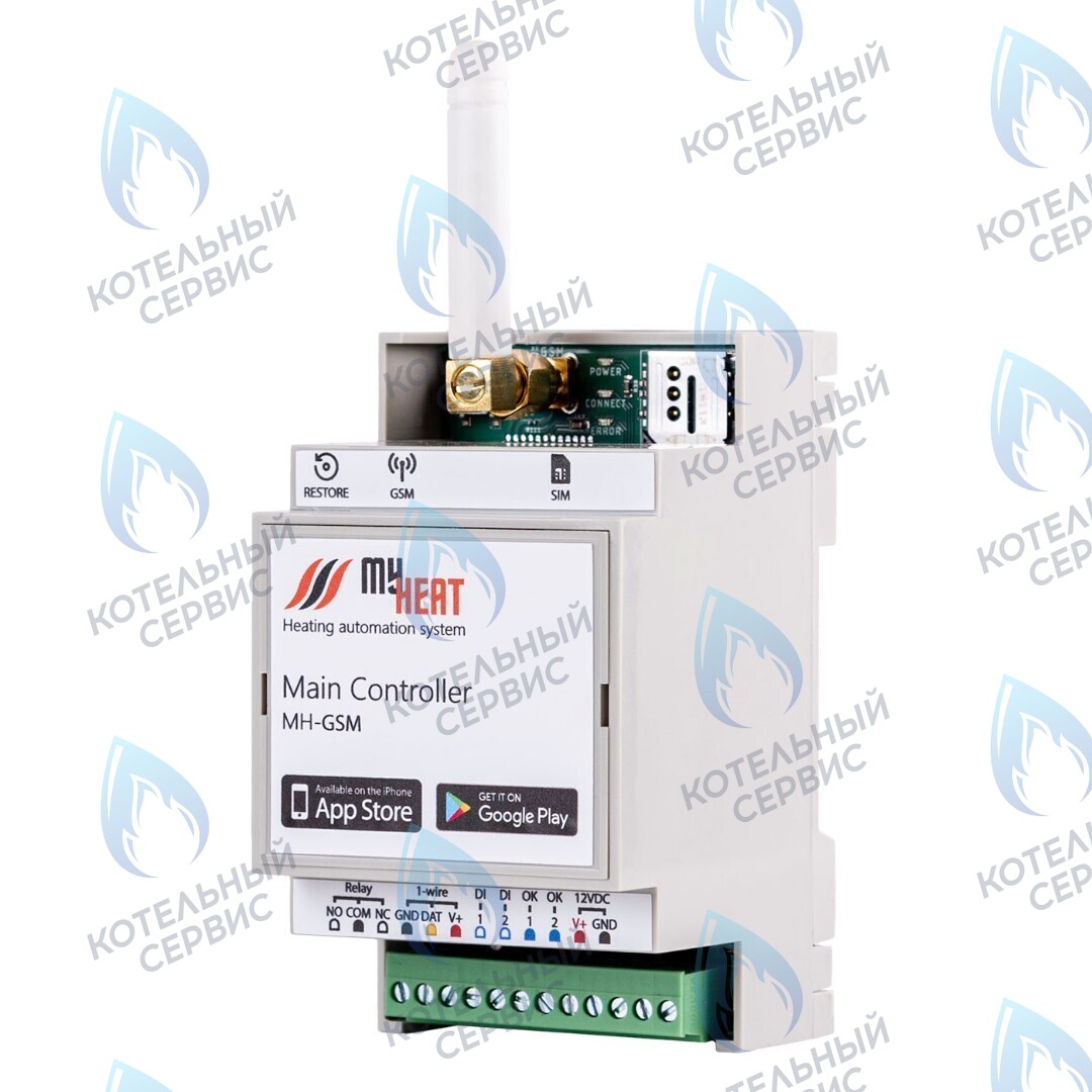 6282 Термостат (контроллер) MyHeat GSM (GSM, DIN) в Новосибирске