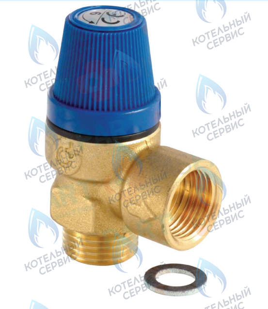 39809950 Клапан предохранительный сбросной 9мбар  FERROLI в Новосибирске