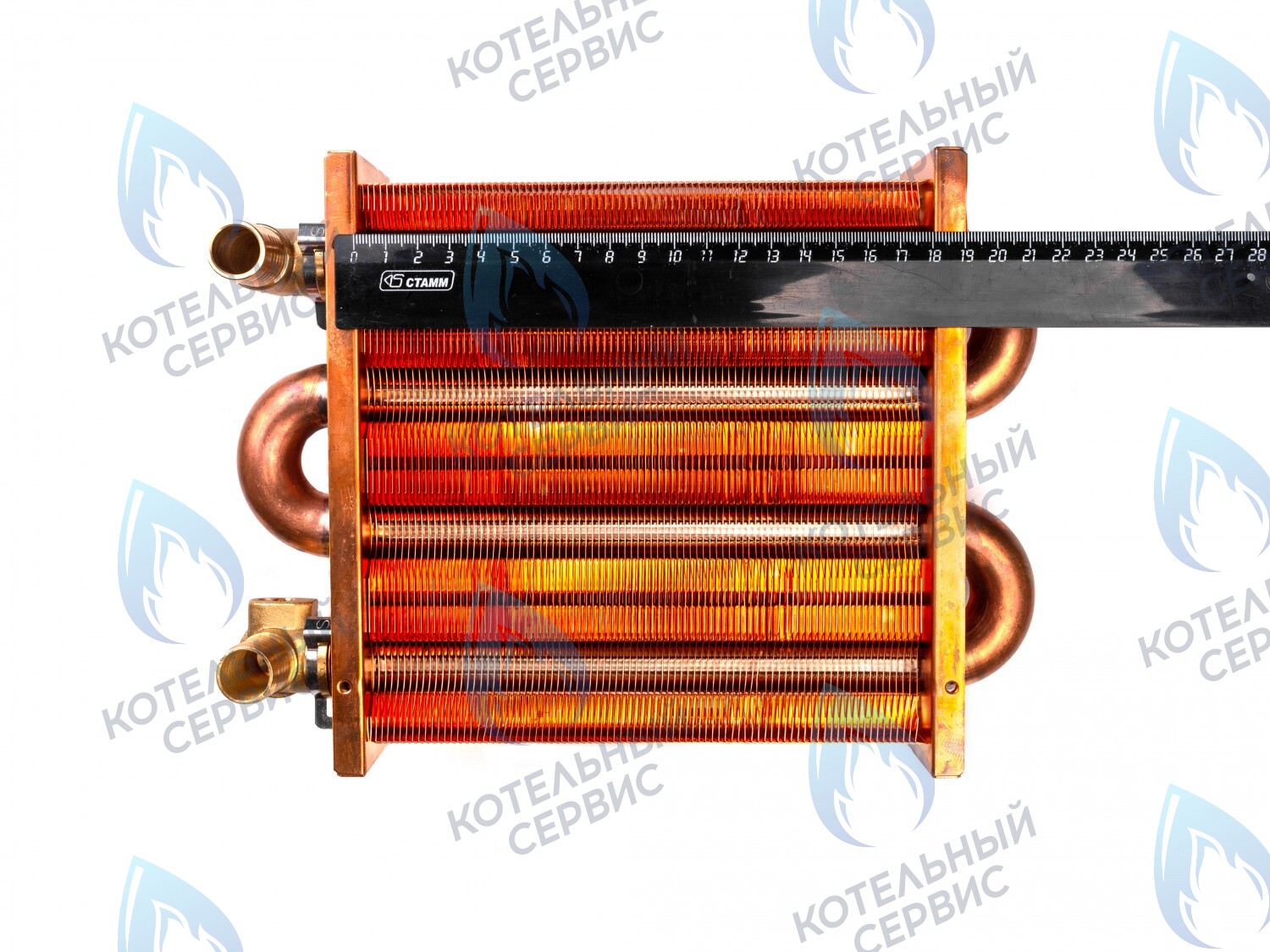 3318108640 Теплообменник первичный (основной) 180мм 85 FIN (130-200 HSG/ICH/MSC) DAEWOO в Новосибирске