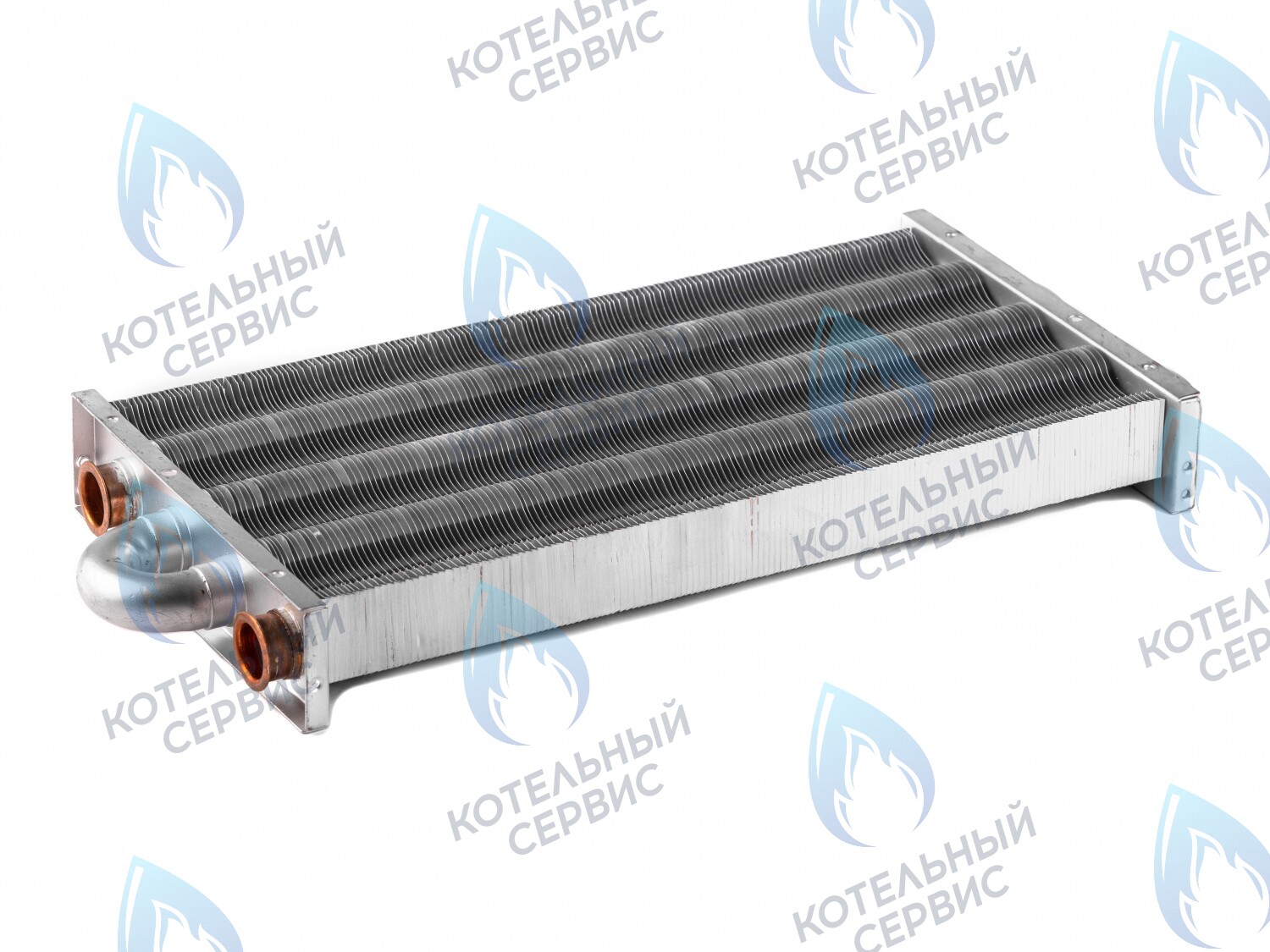 EM021-348 Теплообменник отопления без фитингов (348 мм) 147 FIN (350MSC) DAEWOO в Новосибирске