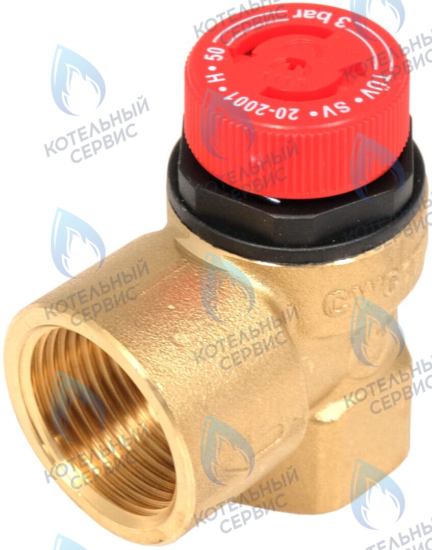255000003 КЛАПАН ПРЕДОХРАНИТЕЛЬНЫЙ 3 БАР TIME POWER 50, 70 (SAFETY 3 BAR VALVE 50/70 kW) ITALTHERM в Новосибирске