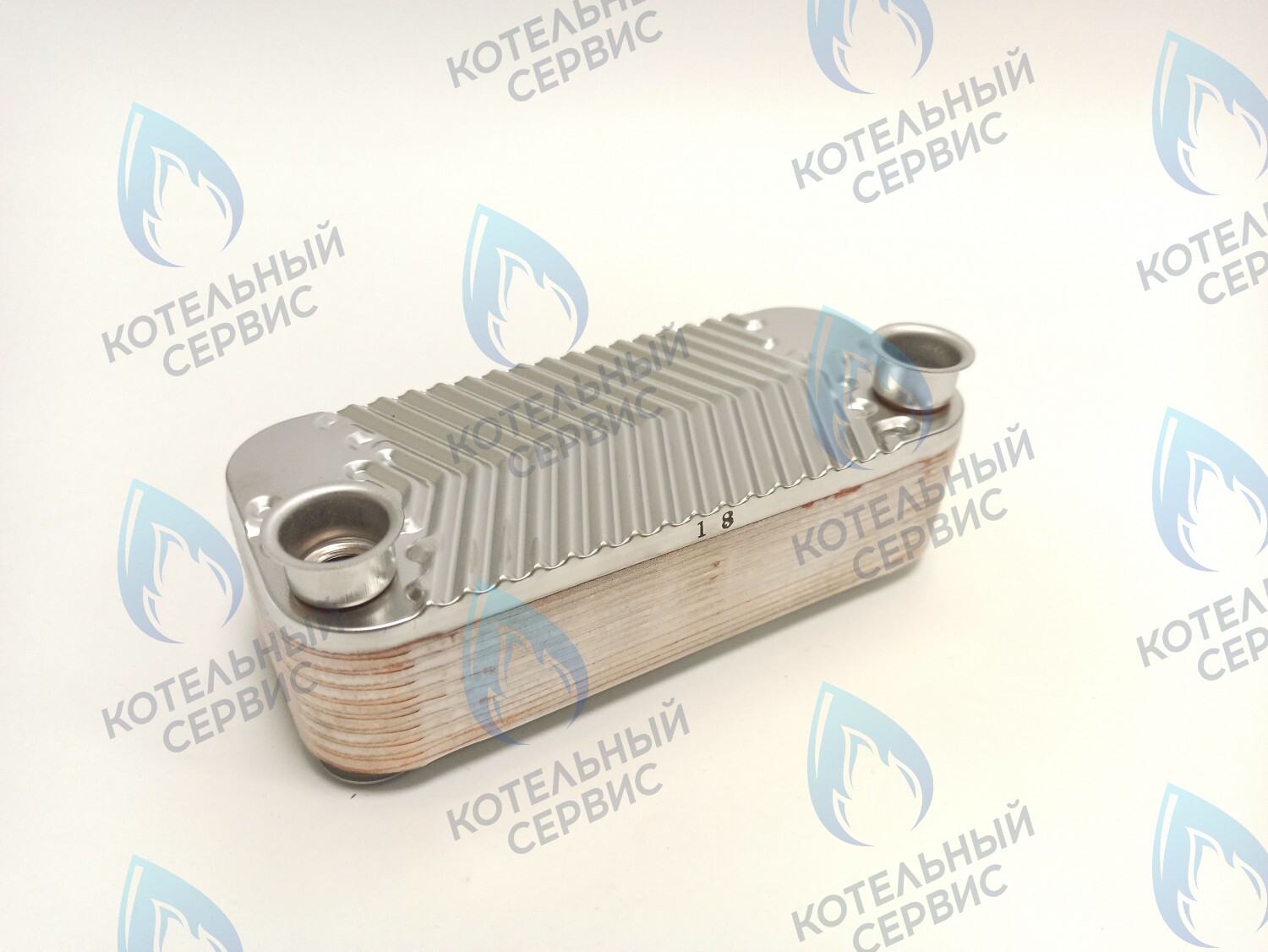 3318112100 Теплообменник ГВС 350-400 (18 FIN) DAEWOO MSC в Новосибирске