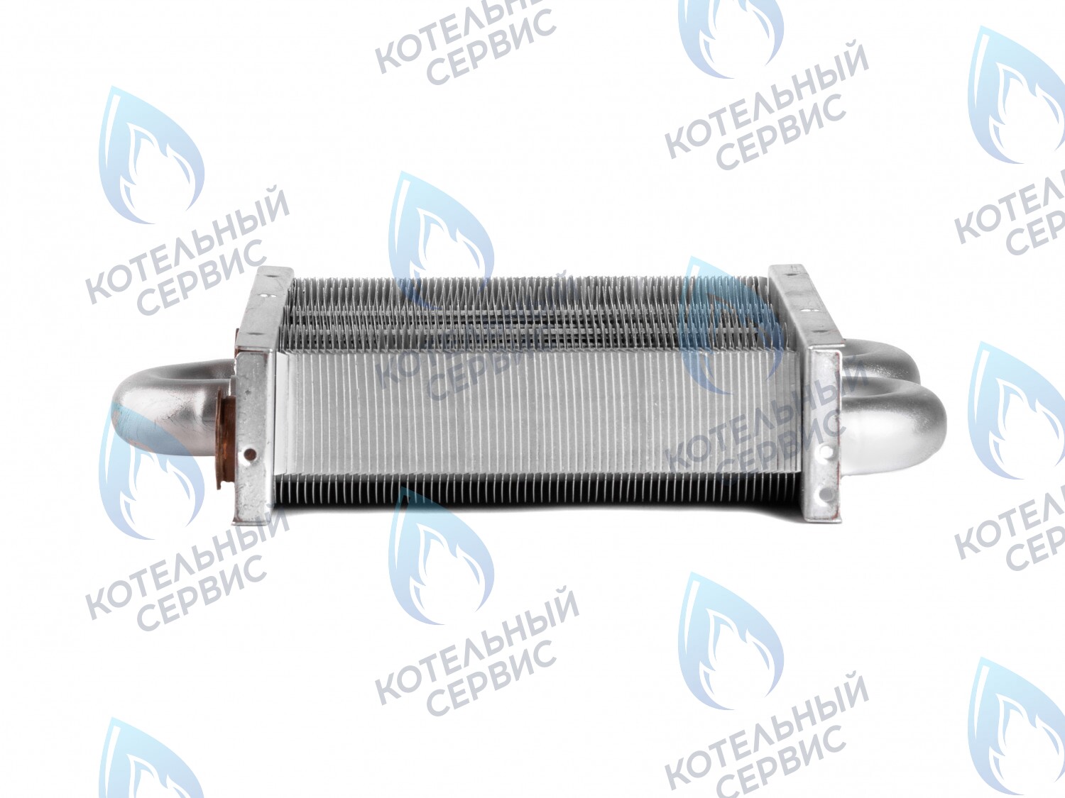 EM021-142 Теплообменник первичный основной (без фитингов) 142мм 67 FIN (100 HSG/ICH/MSC) DAEWOO (3318111100, 3318111120) в Новосибирске