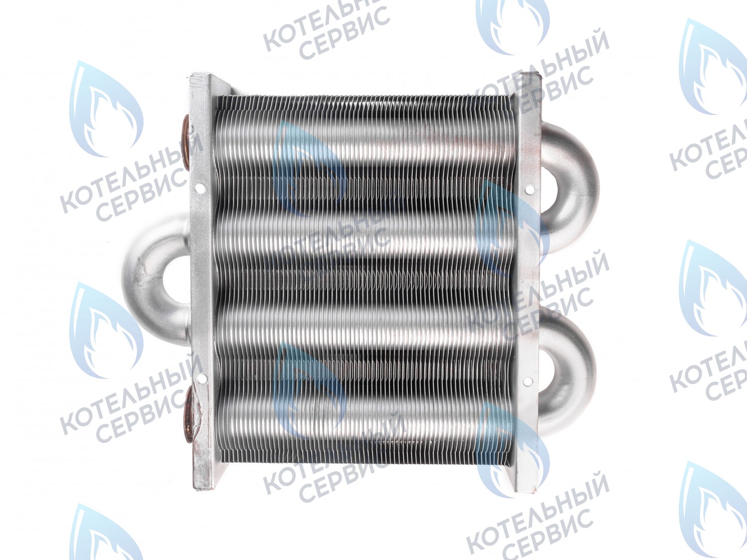 EM021-142 Теплообменник первичный основной (без фитингов) 142мм 67 FIN (100 HSG/ICH/MSC) DAEWOO (3318111100, 3318111120) в Новосибирске