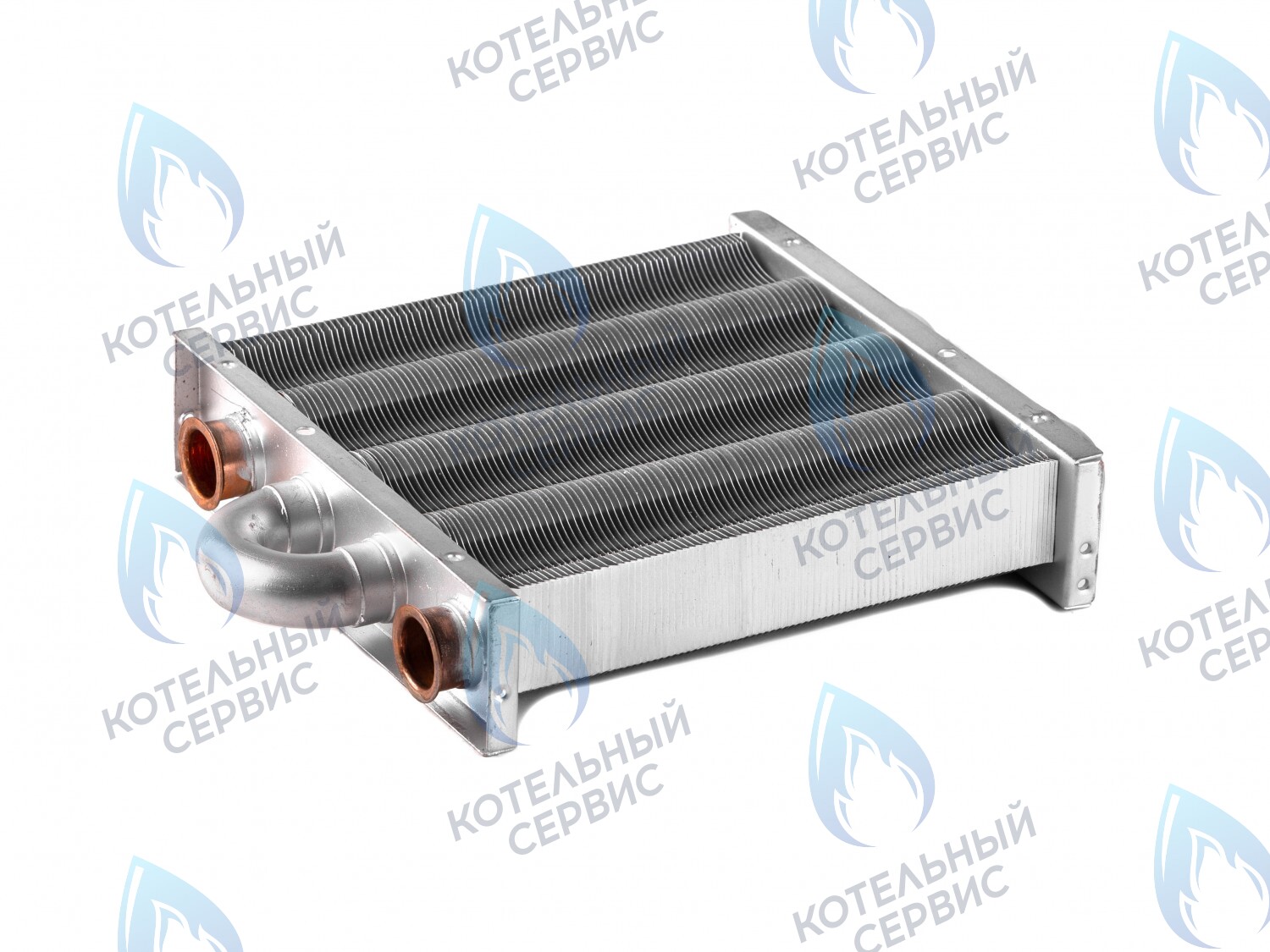 EM021-180 Теплообменник отопления без фитингов (180 мм) 85 FIN (130-200 HSG/ICH/MSC)(3318108610, 3318108640) DAEWOO в Новосибирске