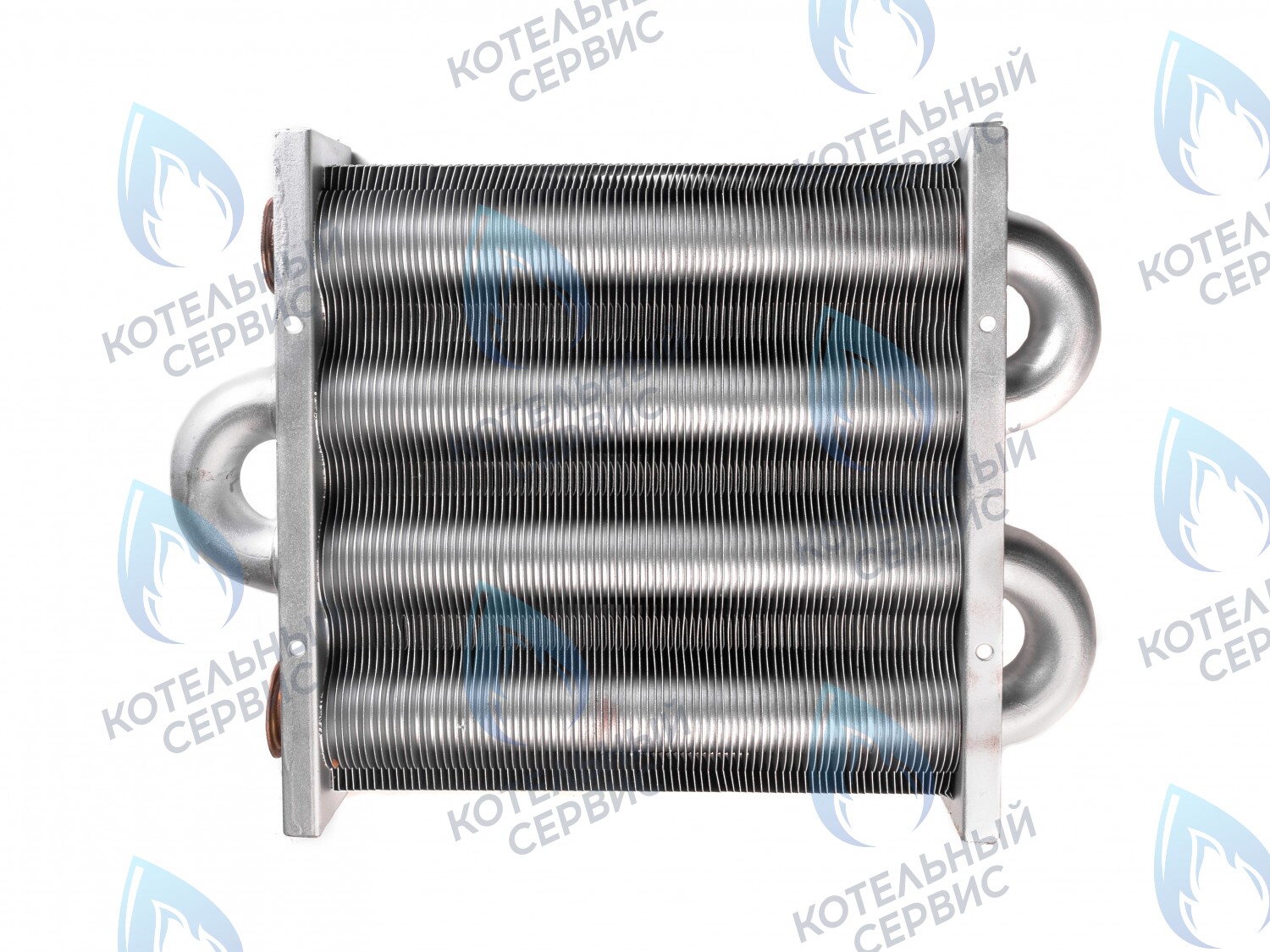 EM021-180 Теплообменник первичный основной (без фитингов) 180мм 85 FIN (130-200 HSG/ICH/MSC) (3318108610, 3318108640) DAEWOO в Новосибирске