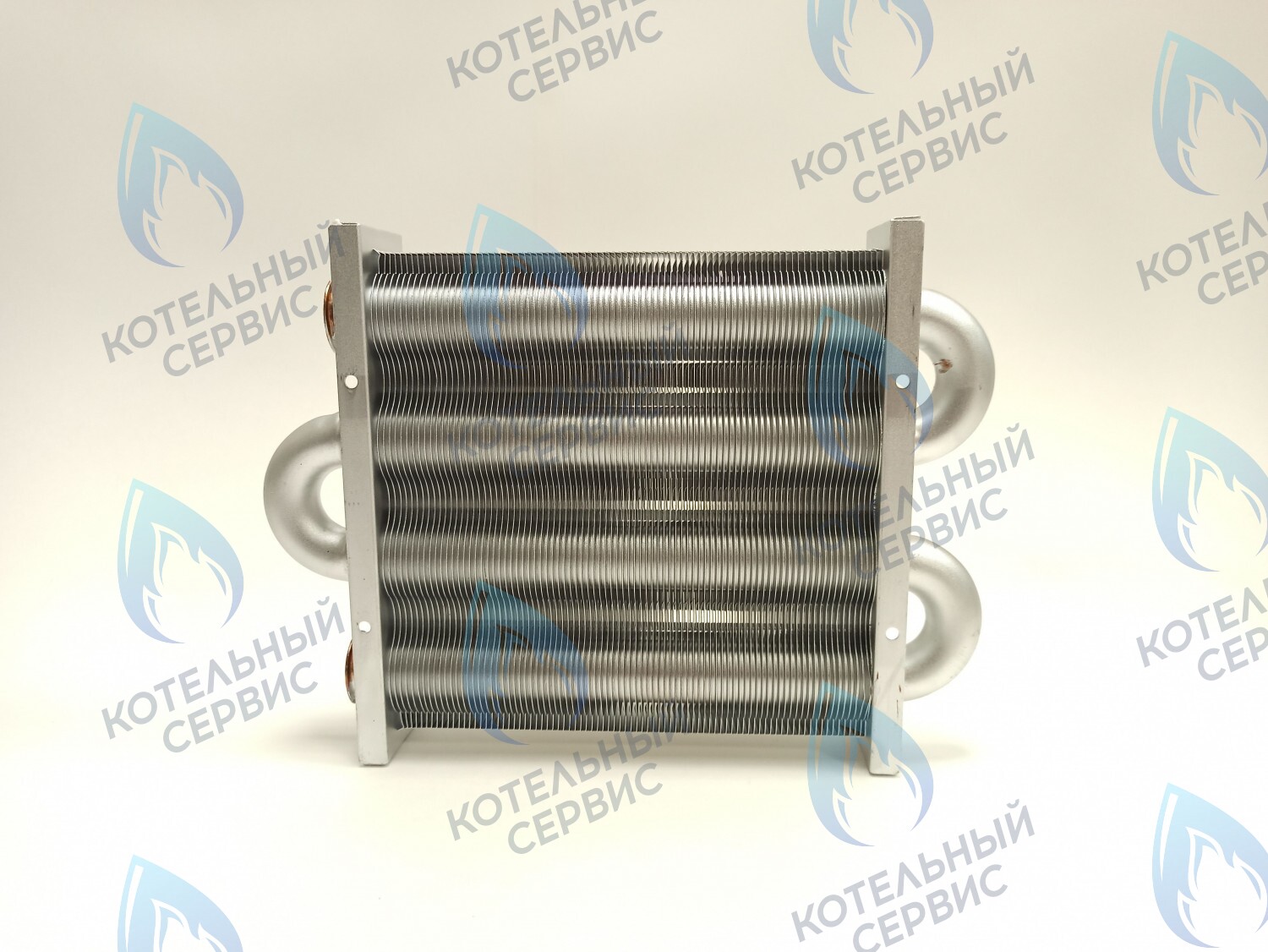 EM021-180 Теплообменник первичный основной (без фитингов) 180мм 85 FIN (130-200 HSG/ICH/MSC) (3318108610, 3318108640) DAEWOO в Новосибирске