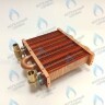 EM021-142-02-Фитинг-Комп Теплообменник отопления с фитингами (142 мм) 67 FIN (100 HSG/ICH/MSC) DAEWOO в Новосибирске