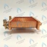 EM021-142-02-Фитинг-Комп Теплообменник отопления с фитингами (142 мм) 67 FIN (100 HSG/ICH/MSC) DAEWOO в Новосибирске