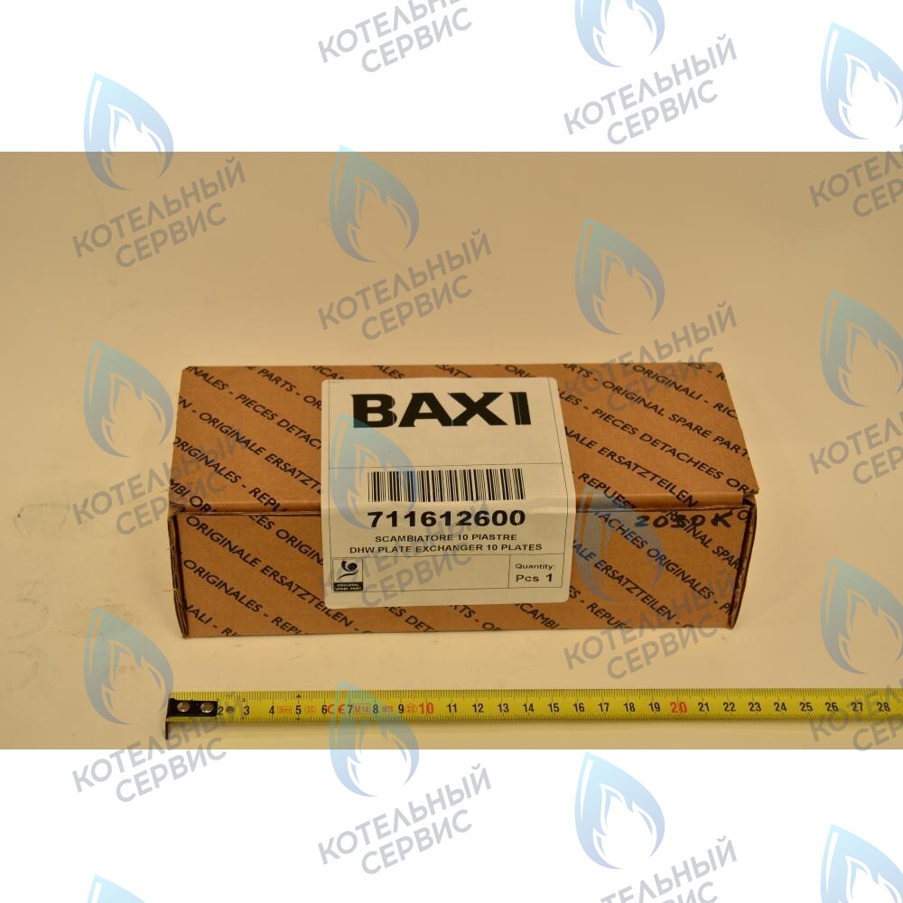 711612600 Теплообменник ГВС 10 пластин  (другой тип) BAXI ECO (3, FOUR) в Новосибирске