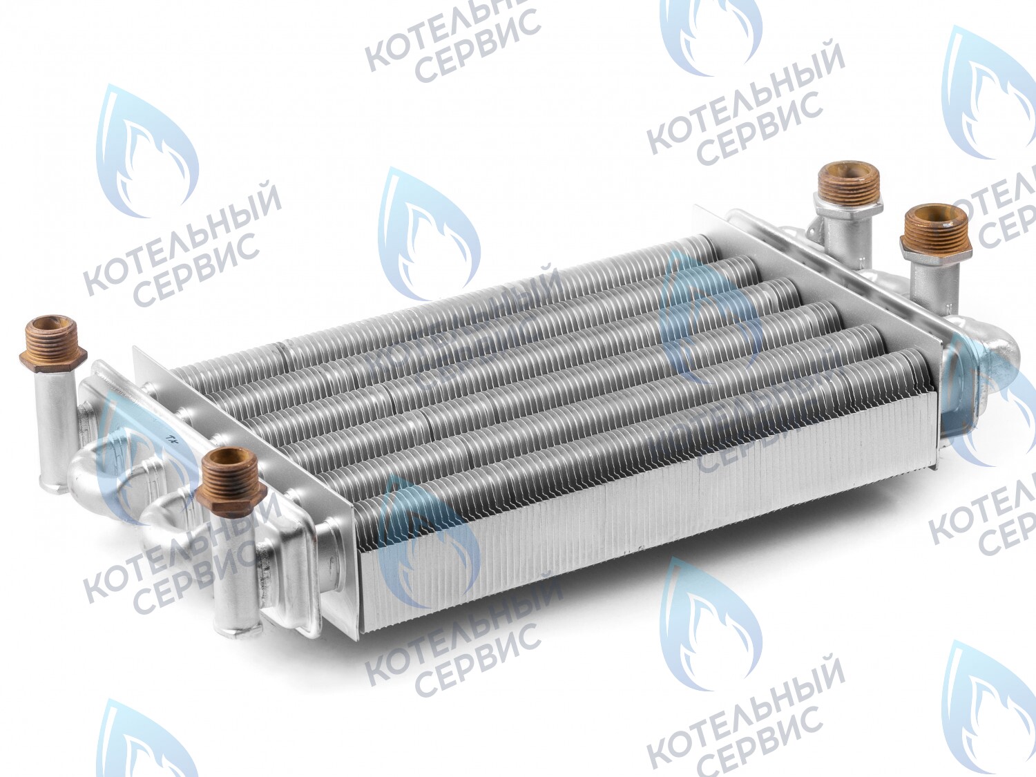 EB002-270 Битермический теплообменник 270мм ARISTON TX/T2 998619 (с двумя отверстиями под датчики температуры) в Новосибирске