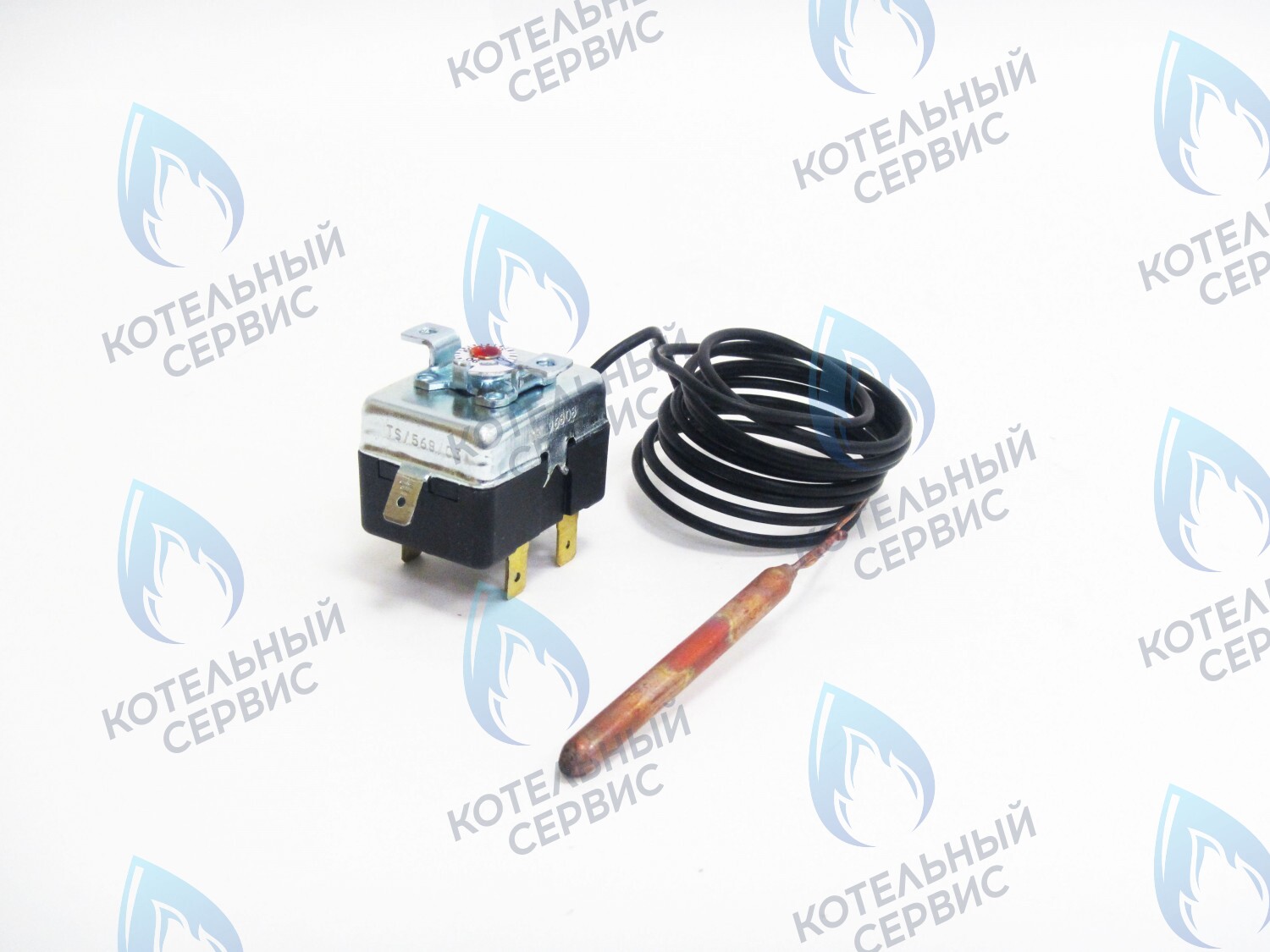 SS006 Термостат капиллярный аварийный 0-90 (3 контакта) (FANTINI TG-200) FERROLI (39817190) в Новосибирске