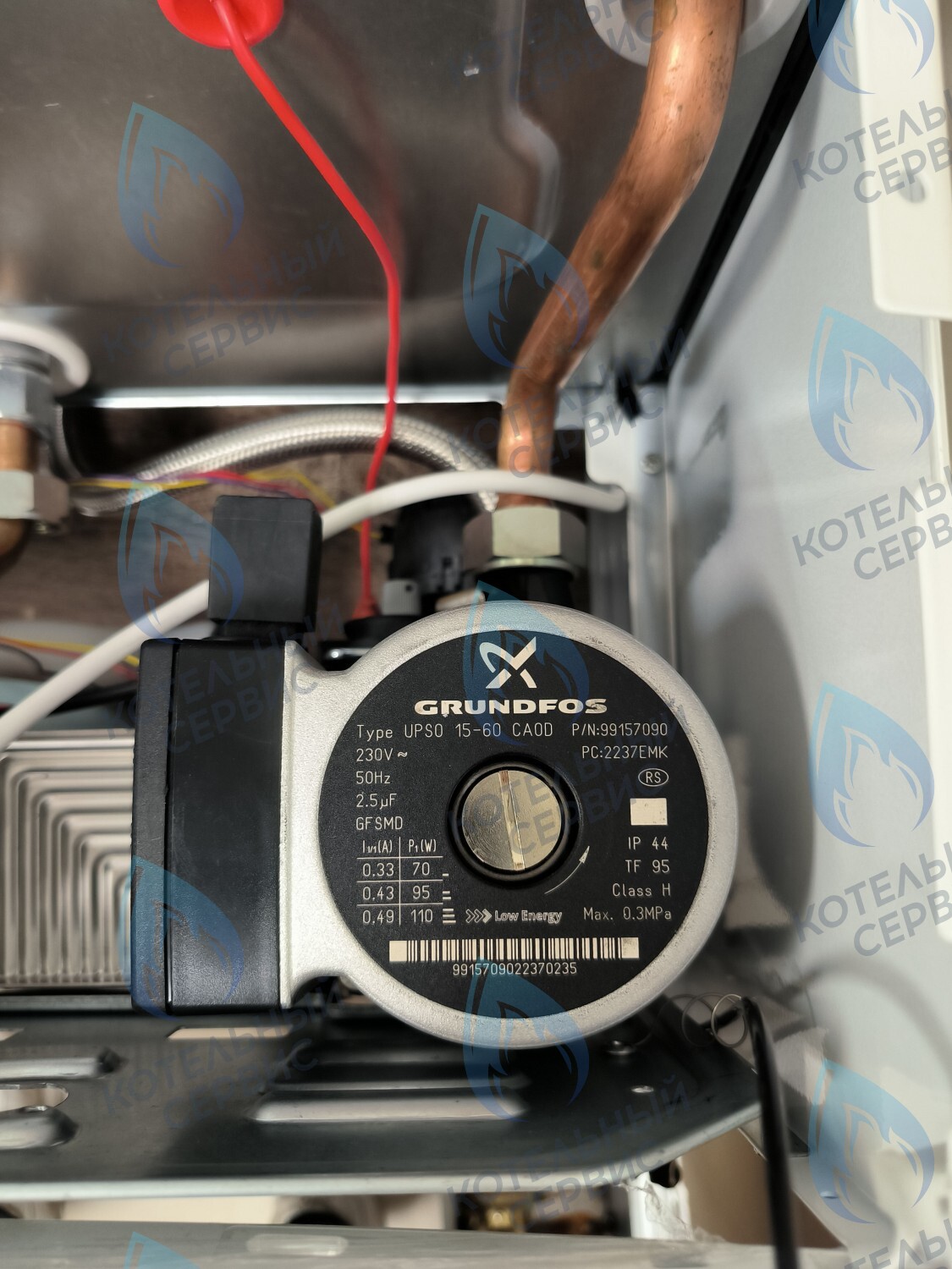 PH-W21CCW60-GR110BB Двигатель насоса GRUNDFOS 15-60 для котла BOSCH 6000/2000 & BUDERUS U072 в Новосибирске