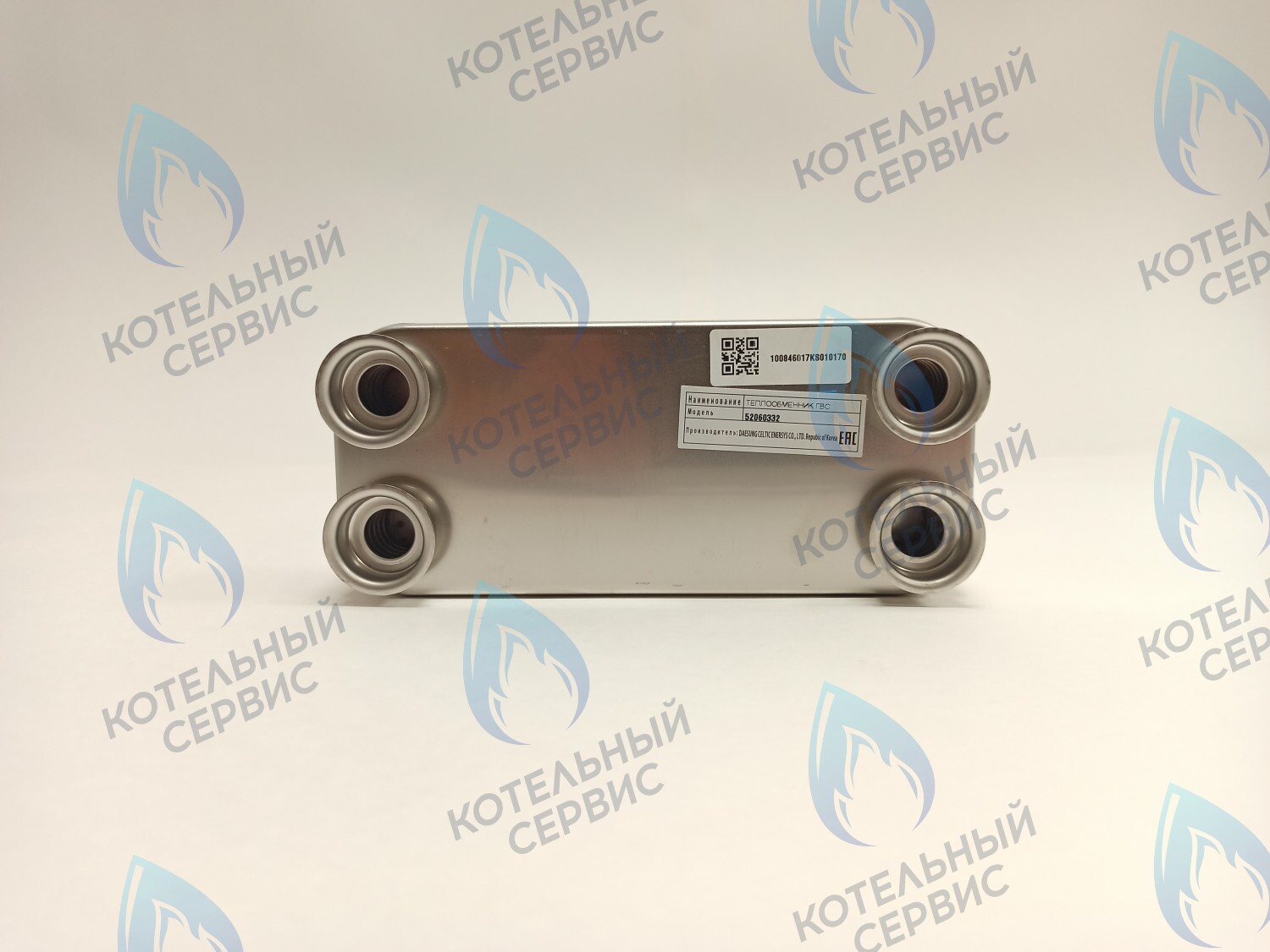 52060332 Теплообменник вторичный (ГВС) A24, D24 DAESUNG в Новосибирске