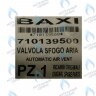 710139500 воздухоотводчик автоматический BAXI в Новосибирске