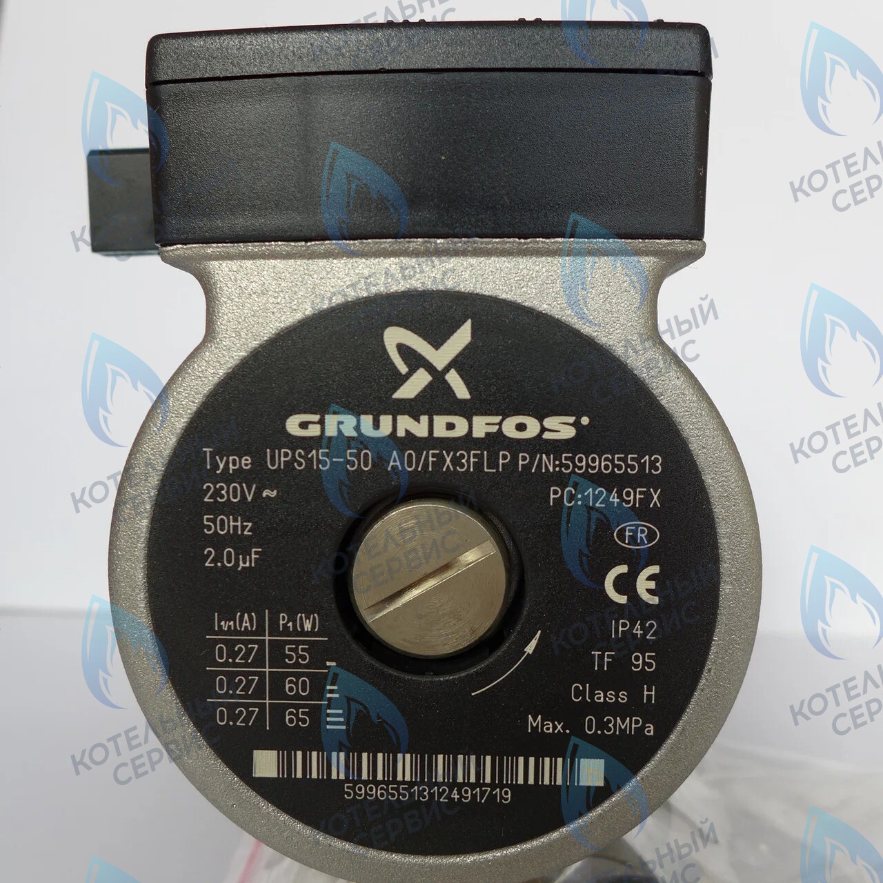 39818450 Насос циркуляционный GRUNDFOS 15-50  (39404220) FERROLI (может стоять насос WILO!) в Новосибирске