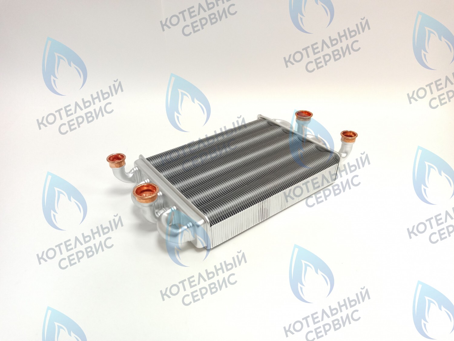 EB041-230 Битермический теплообменник (правильный размер) FERROLI DOMINA F 11-20 N, DOMIproject F 24 D (39837660, 39837665, 37405340) в Новосибирске