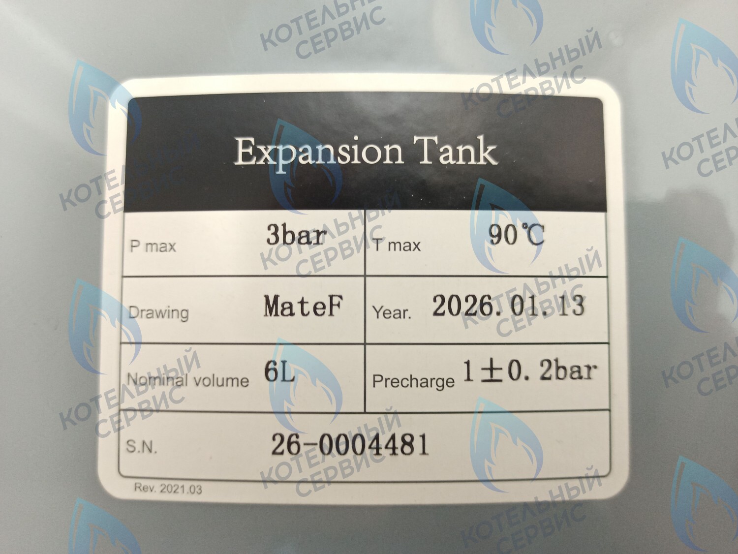 ET023-06L-WR Бак расширительный 6л (398000080) FERROLI FORTUNA PRO в Новосибирске