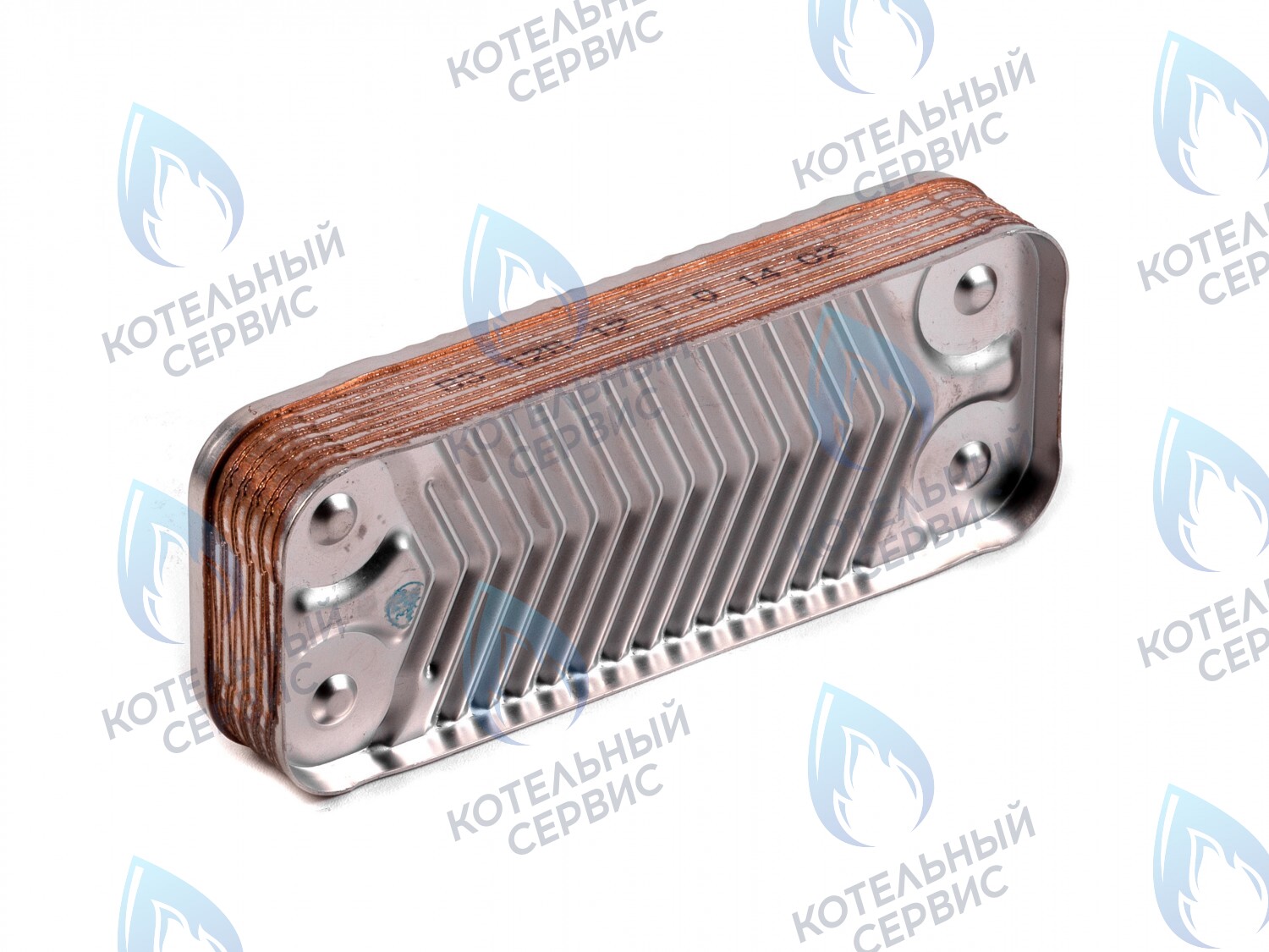 L47240 Вторичный теплообменник（ГВС）24кВт optima (12 пластин, для котлов после 07/2013) (по диагонали) ROC в Новосибирске