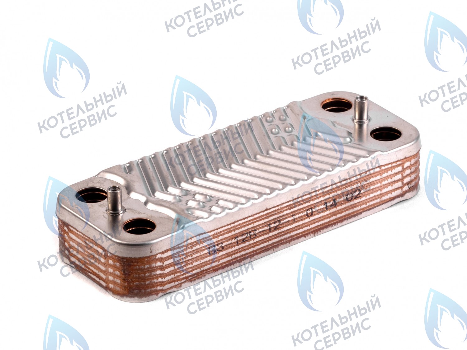 L47240 Вторичный теплообменник（ГВС）24кВт optima (12 пластин, для котлов после 07/2013) (по диагонали) ROC в Новосибирске