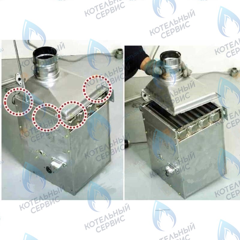 30020348A Коллектор дымовых газов NAVIEN DELUXE S/C/ONE 30-40KW в Новосибирске