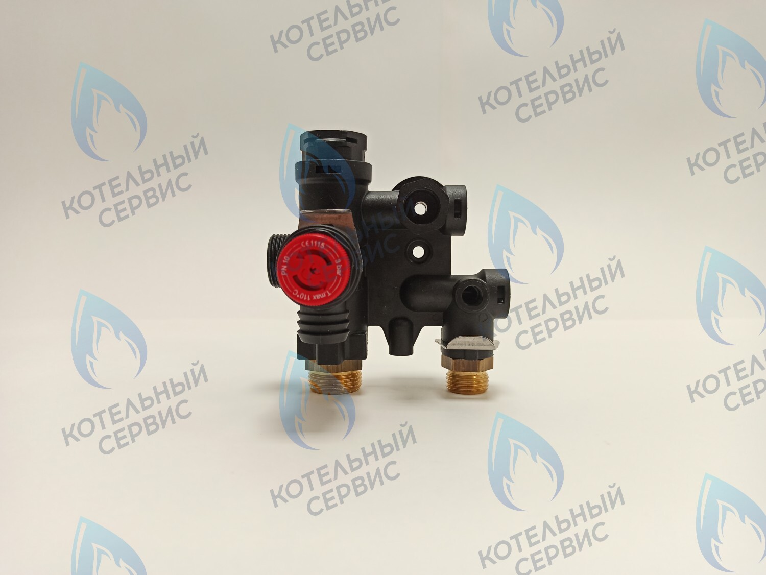 HH005B Часть гидрогруппы отопления подающая (пластик) Light 12кВт-18кВт-24кВт FEDERICA BUGATTI в Новосибирске