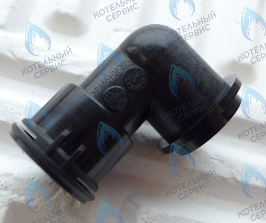 20034886A Патрубок обратки теплообменника угловой Navien Heatluxe (NGB210) в Новосибирске