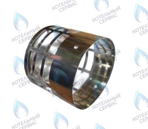 1KWMA86A Элемент конечный трубы дымоудаления (искрогаситель) D80 нержавеющая сталь KIT TERMIN.FUMI INOX FERROLI в Новосибирске