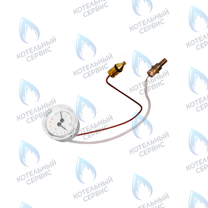 7825530 Манометр с капилляром 0-4 бар для Viessmann Vitopend 100 WH1B в Новосибирске