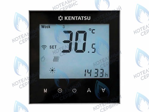 KCB-01GC Комнатный термостат сенсорный WI-FI KENTATSU (чёрный) в Новосибирске