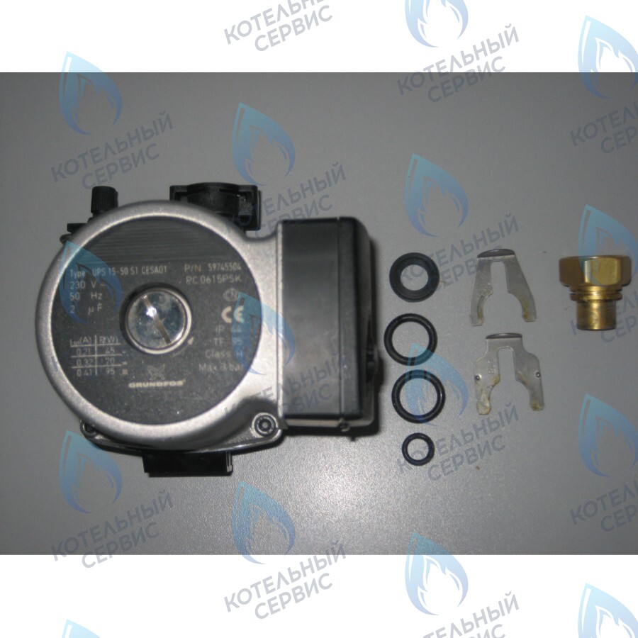 03-2001 Насос циркуляционный GRUNDFOS UPS 15-50 S1 CESAO1 CESA01 GAZLUX Economy Standart 18-24кВт в Новосибирске