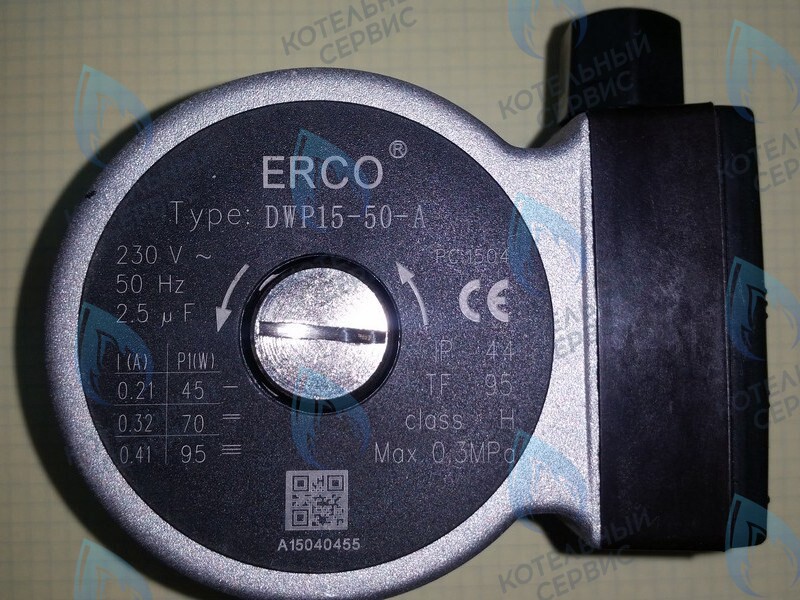 19641 Циркуляционный насос (против часовой) ERCO DWP15-50-A NEVALUX-8618 в Новосибирске