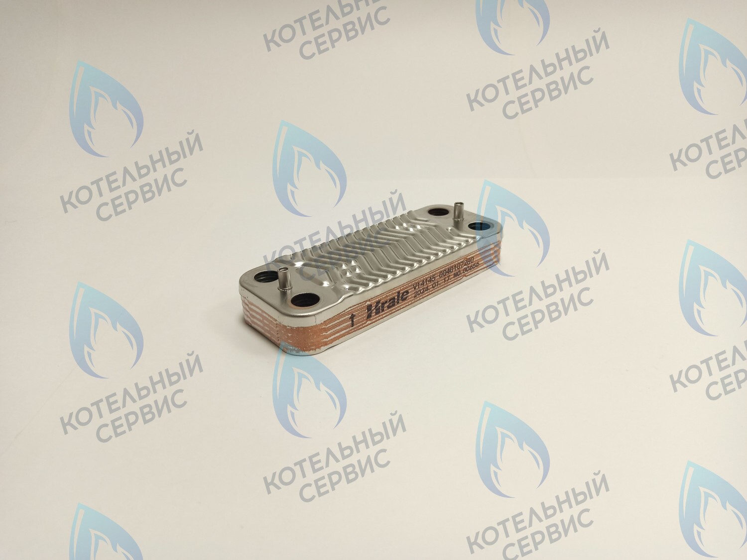 0040107280 Пластинчатый теплообменник ГВС 10 пластин Haier Urban 10-18 кВт в Новосибирске
