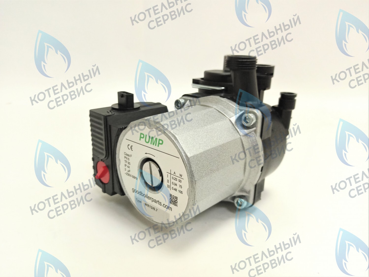 PMB60AW67-GW105R-Комп Насос циркуляционный 12/6.7 105w BOSCH WBN2000/WBN6000, BUDERUS U072 (87186450600) в Новосибирске