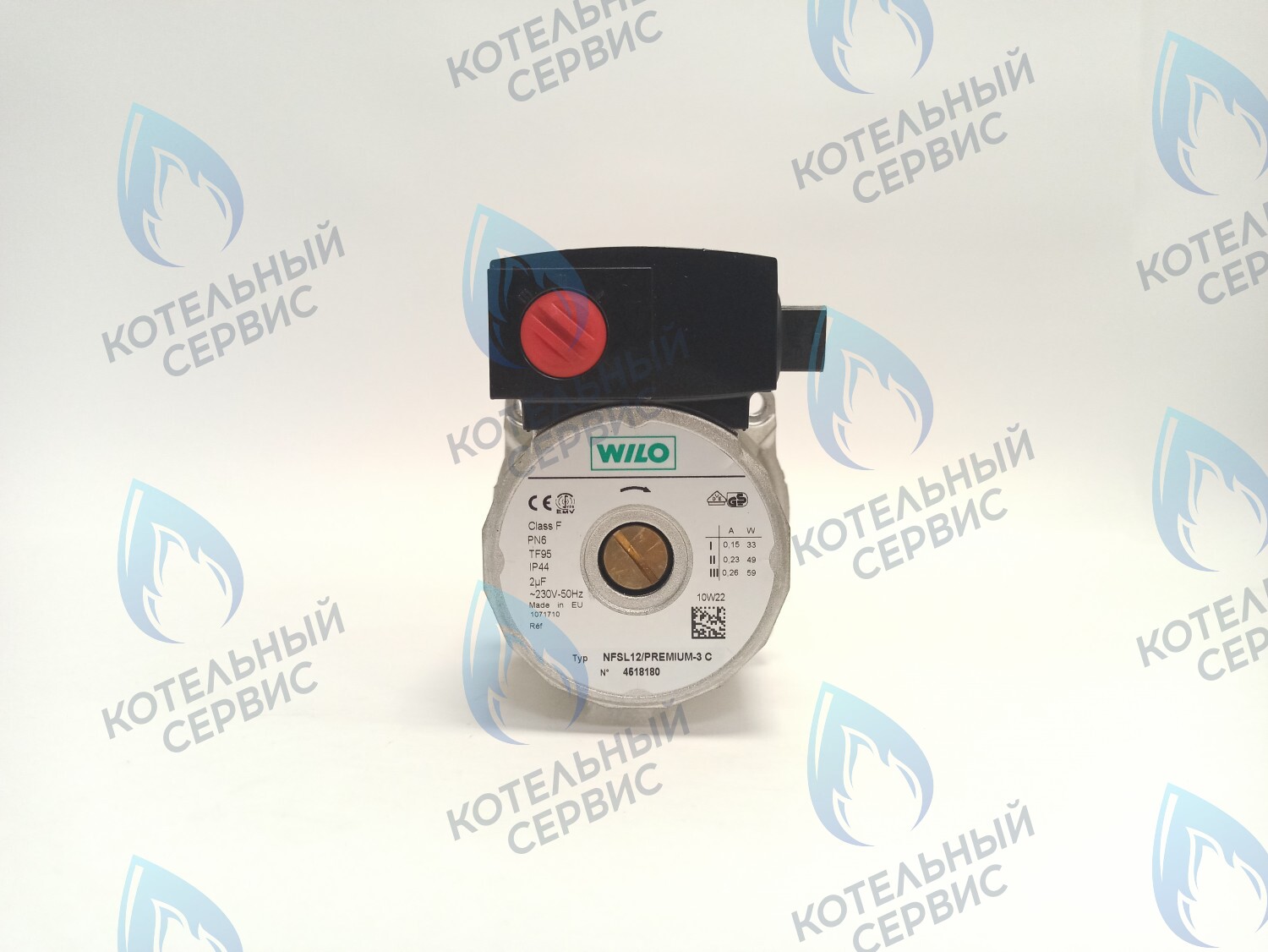 PH-W21CW41-WL59-Комп Двигатель насоса (без улитки) (12/4.1, 15/4.1) WILO 59w NFSL 15/4.1  (21мм по часовой) в Новосибирске