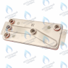 440016701 Теплообменник ГВС RINNAI K12/16 в Новосибирске