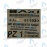 611930 кран наполнения системы в сборе BAXI в Новосибирске