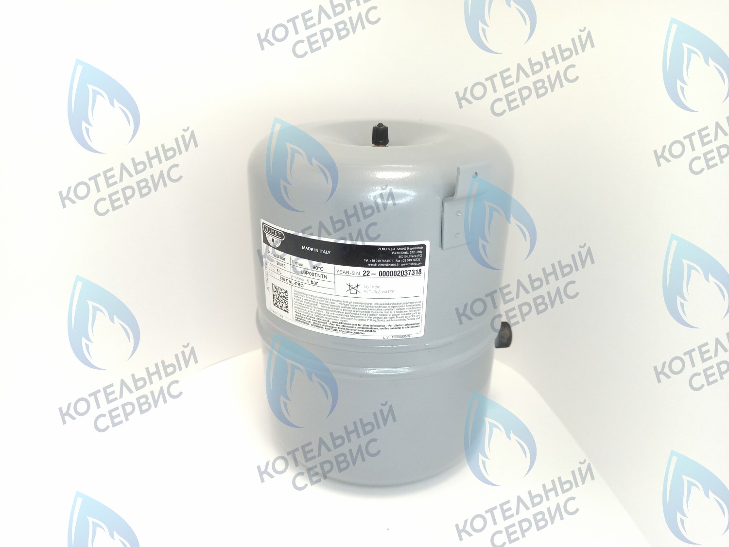 ET016-06L-ZM Расширительный бак 6л. 1/2" (круглый) FONDITAL (6VASOESP20) в Новосибирске