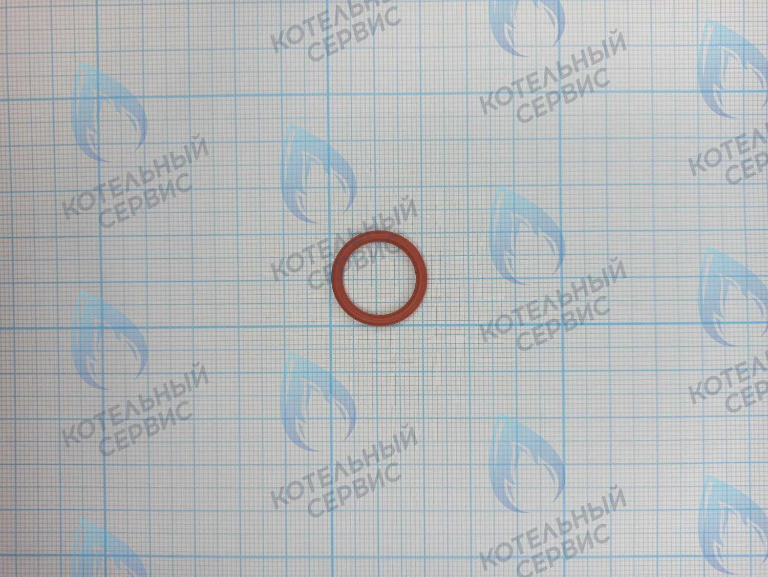 440000895 Кольцо уплотнительное O-RING (P-16) SILICON красное (фильтр воды, соединение входа воды, соединение обратки отопления) RINNAI в Новосибирске