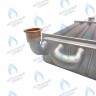 5700520 Теплообменник битермический 225mm  BAXI four  18 F в Новосибирске