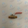 S323110023 Кран шаровой 1/4" короткий шток (TA-13~30, World Plus 13~30) KITURAMI в Новосибирске