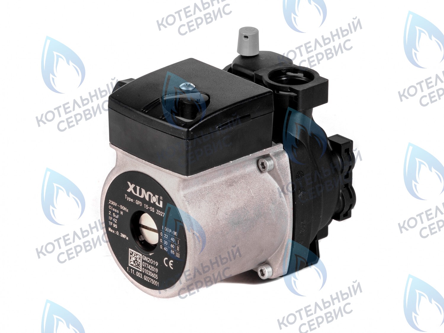 A00310 Циркуляционный насос XinHu GPD15-5S-Z027 (I:40w II:60w III:85w) HAIER F21S(T), HEC (10010013, 0530002961) в Новосибирске